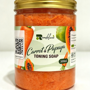 Carrot & Papaya Toning Soap