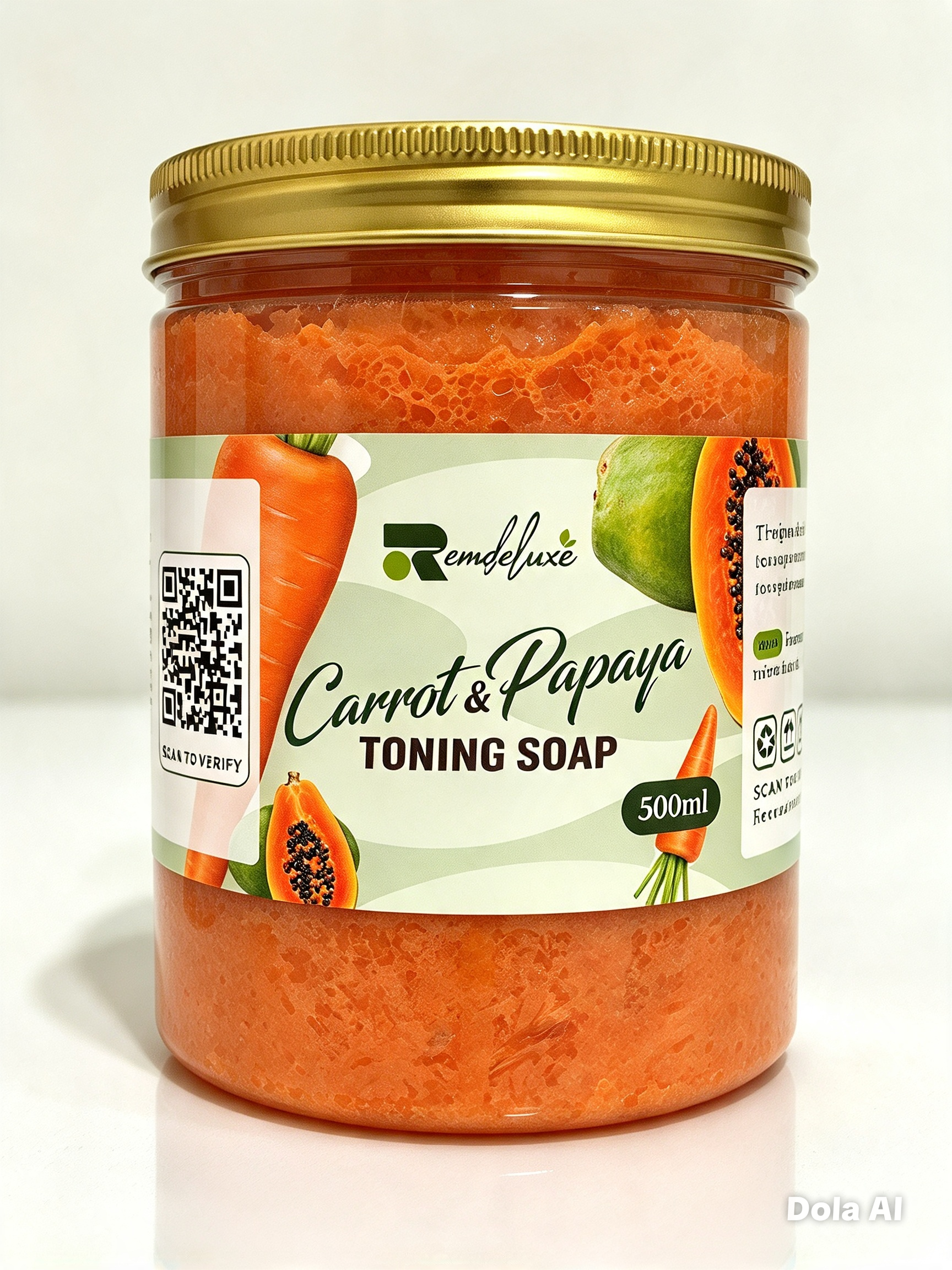 Carrot & Papaya Toning Soap